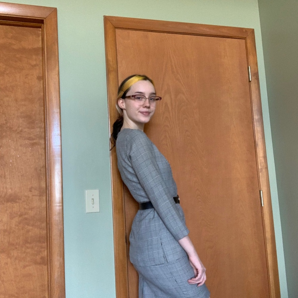 Dress  Petit Sophisticate vintage houndstooth 0 - Picture 4 of 6